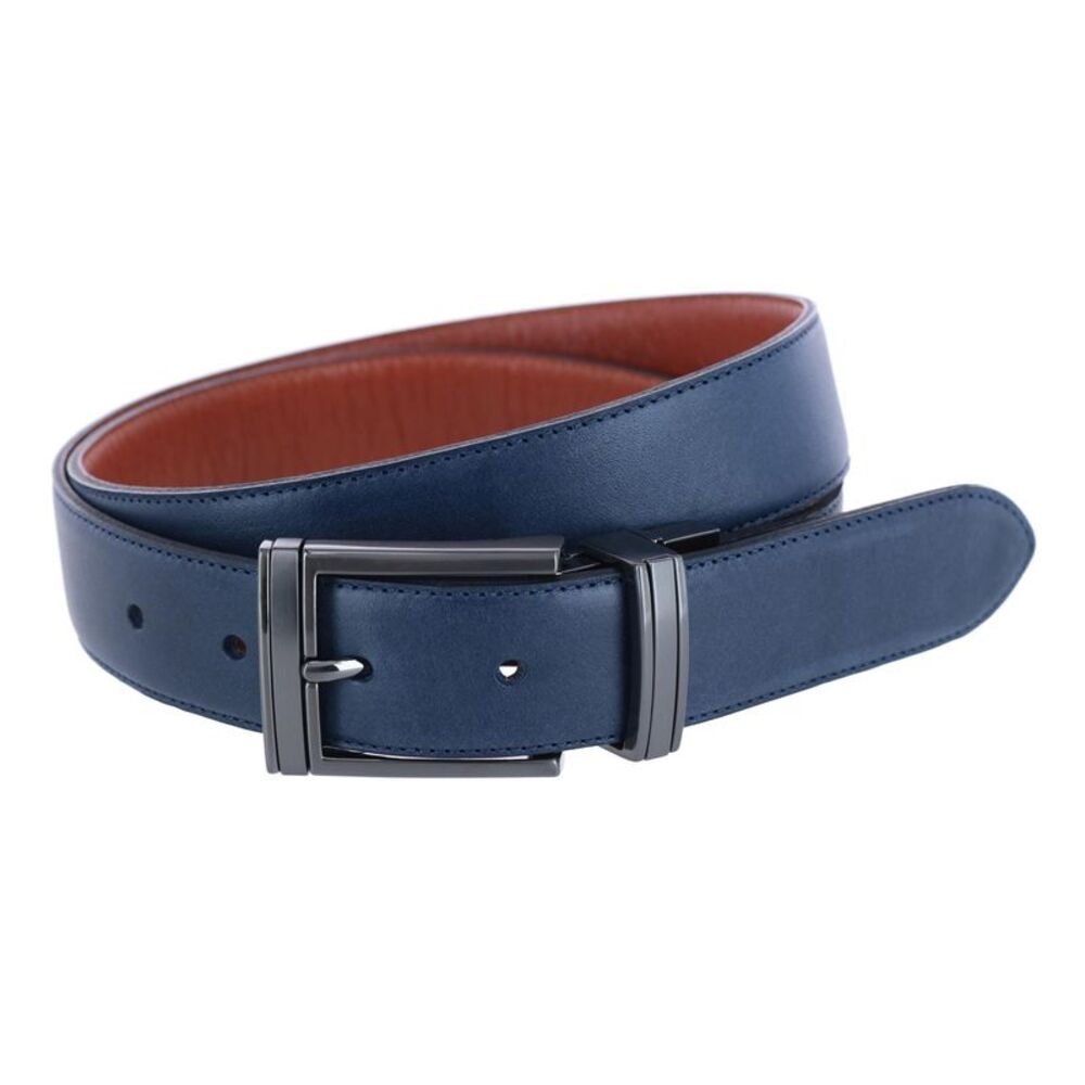 Trafalgar Men's Maverick 32mm Reversible Leather Dress Belt